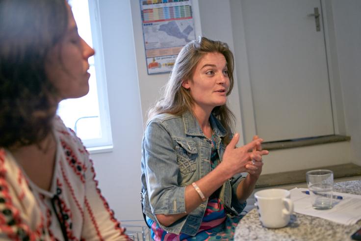 Noëmi Schwank vom KOB im Interview mit dem Entfalter