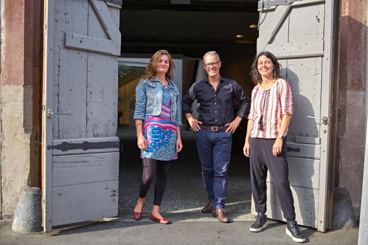 Noëmi Schwank, Marcel Falk, Barbara Tacchini vom KOB