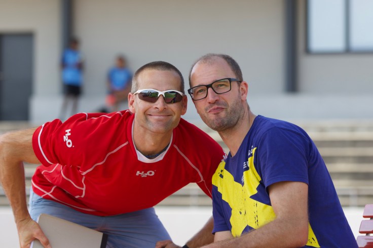 Mit Spass dabei: H.Altwegg und R.Morf