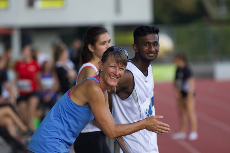 Stimmung gut. (Frau Birrer und Lava)